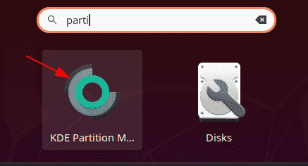 kde partition manager