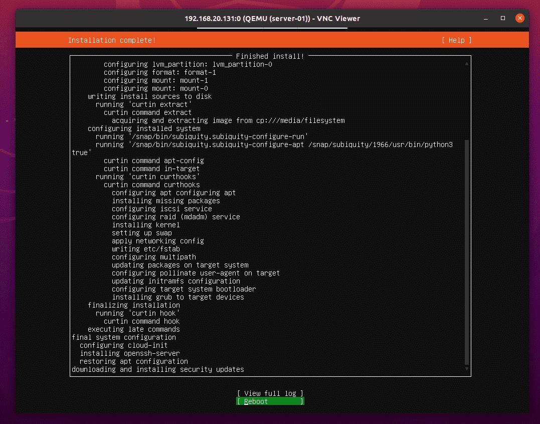 ubuntu server vmdk