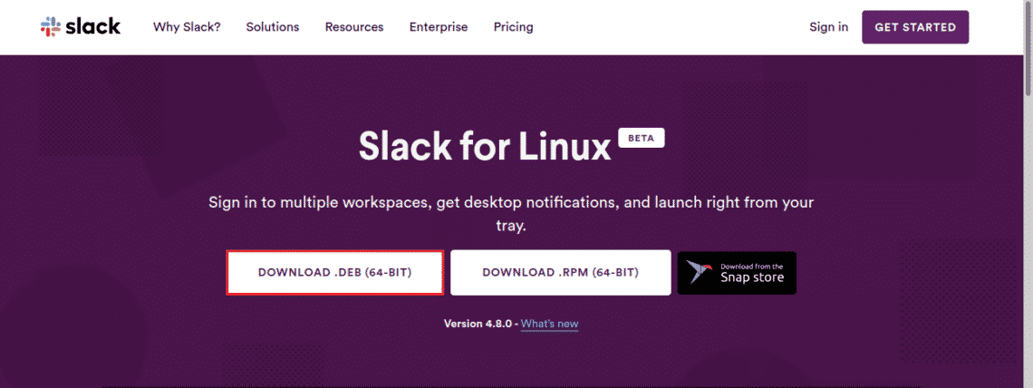 install slack ubuntu 20.04 terminal