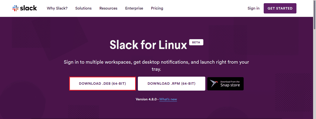 install slack snap