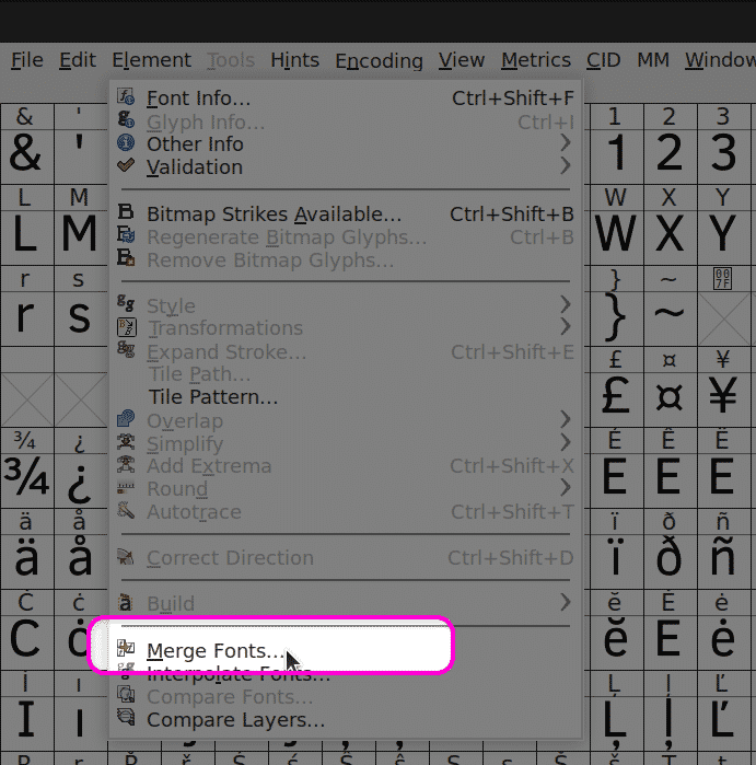 wps office linux fonts
