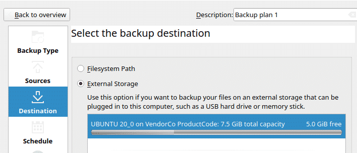 backup scheduler in linux