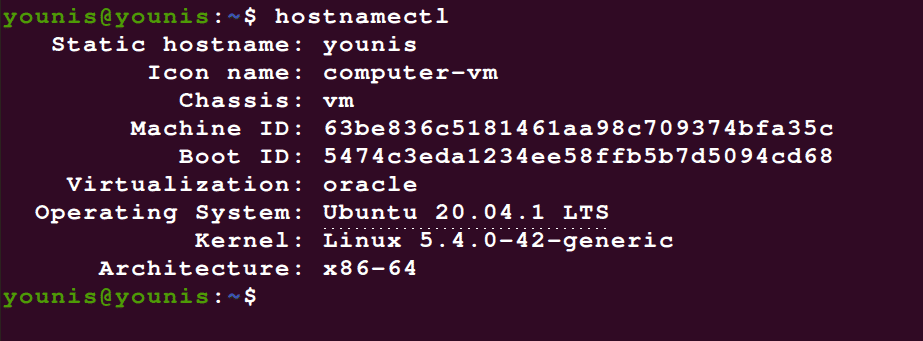 Linux hostname без перезагрузки