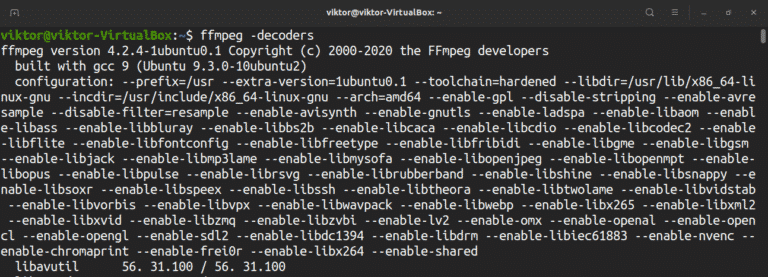 ubuntu ffmpeg testing