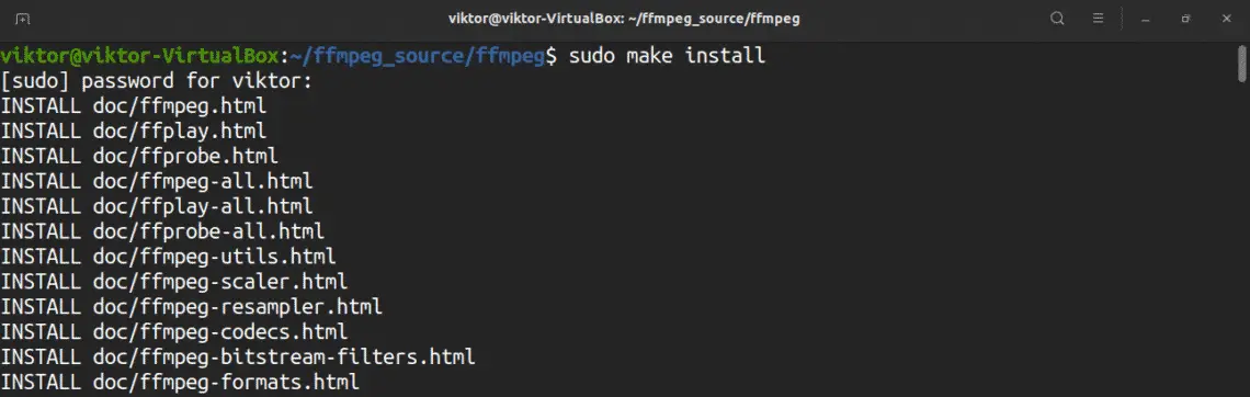 run multiple ffmpeg commands consectutively