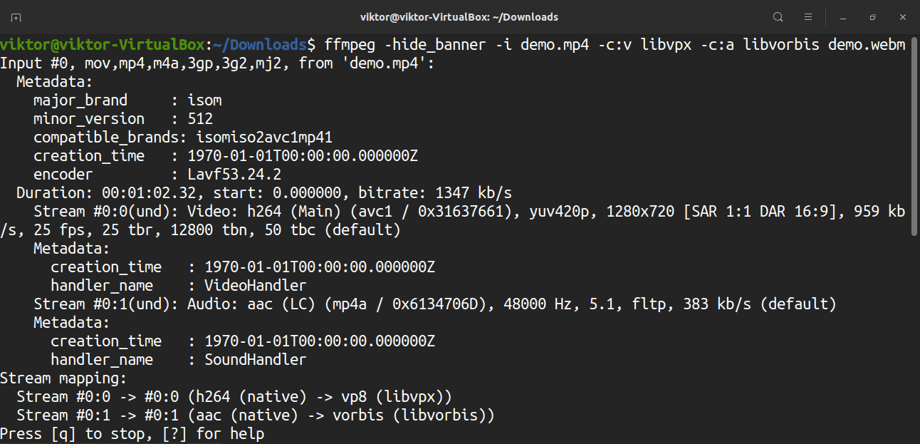 installing theora codec for ffmpeg ubuntu