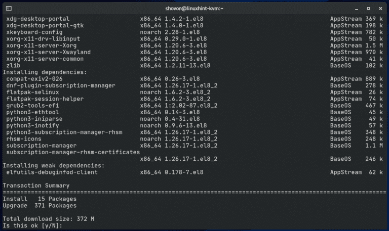 Установка kvm centos 8