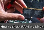 How to check RAM in a Linux