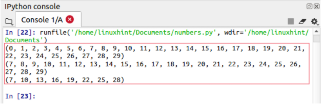 python-range-function