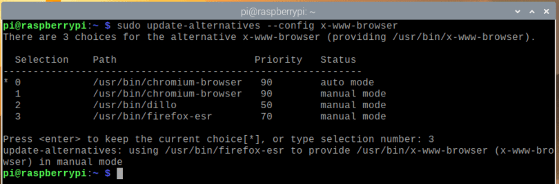 install firefox on raspberry pi 3