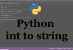 Python-int-to-string