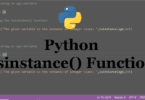 Python-isinstance()-Function