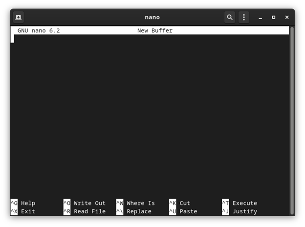 How To Open Nano Editor In Ubuntu