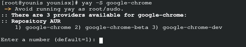 install google chrome arch