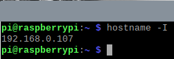 Raspberry Pi IP Address