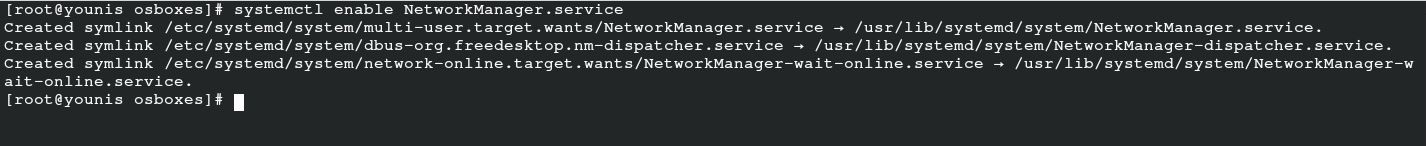 arch linux network manager