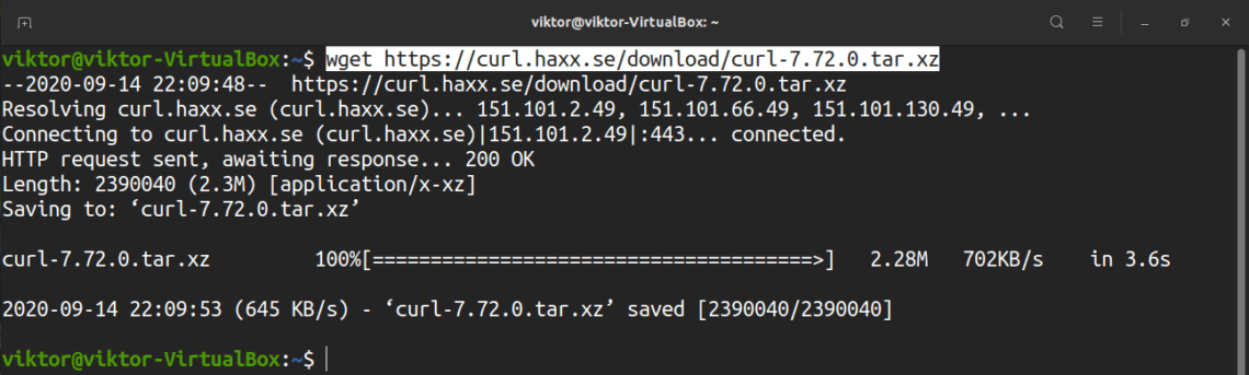 curl download file