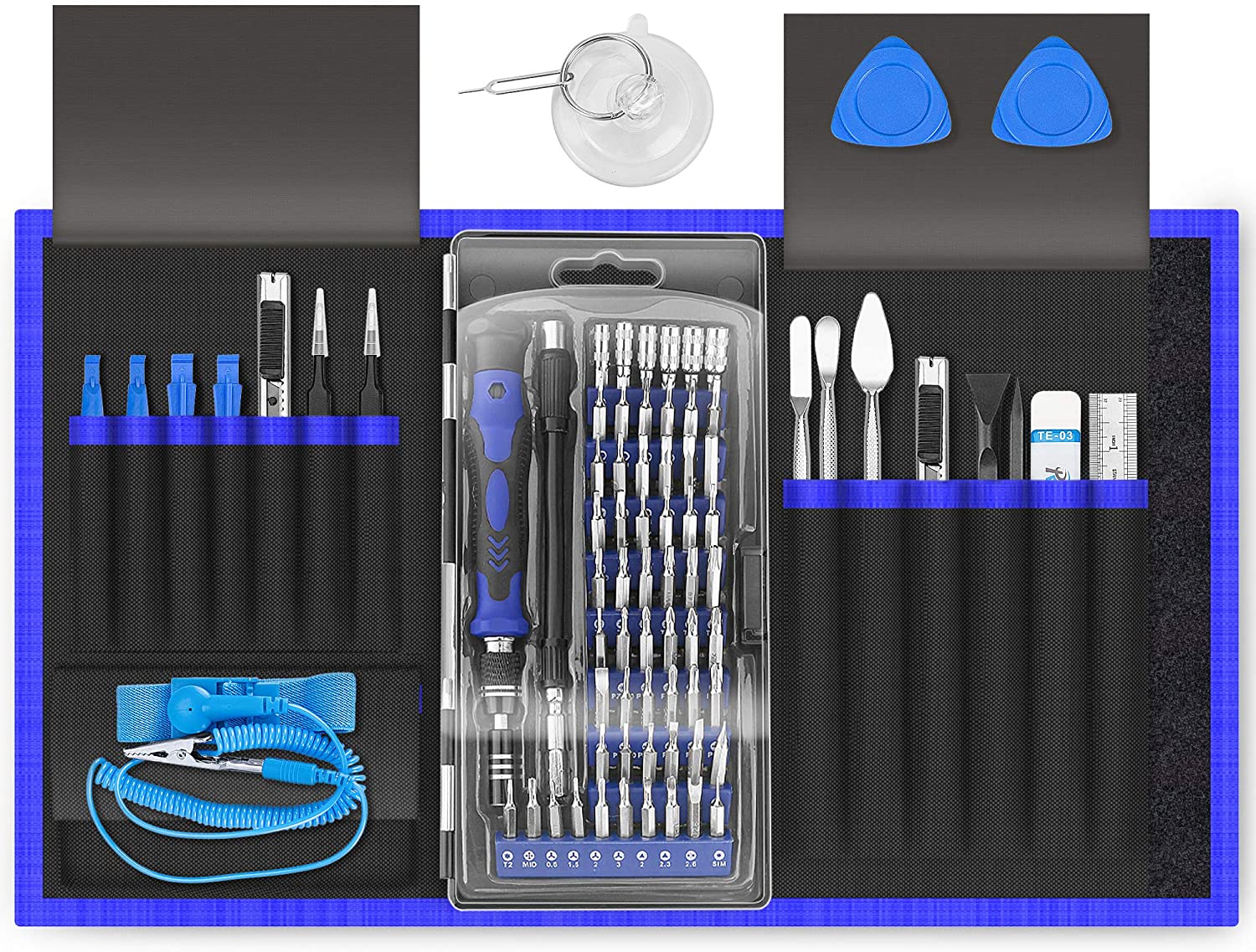 PC ORIA Precision Screwdriver Set Computer Repair Tool Kit for iPhone 120 in 1 Screwdriver Kit with 101 Bits Computer Mini Magnetic Screwdriver Set Toys