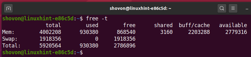 linux memory usage monitoring