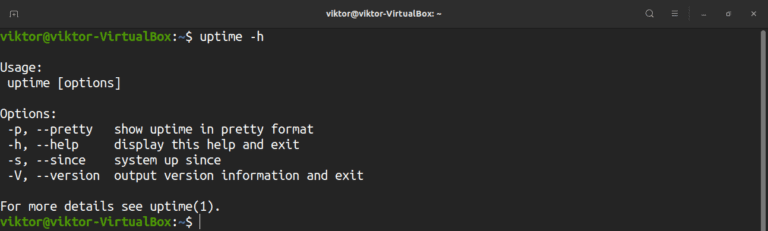 check-uptime-on-ubuntu