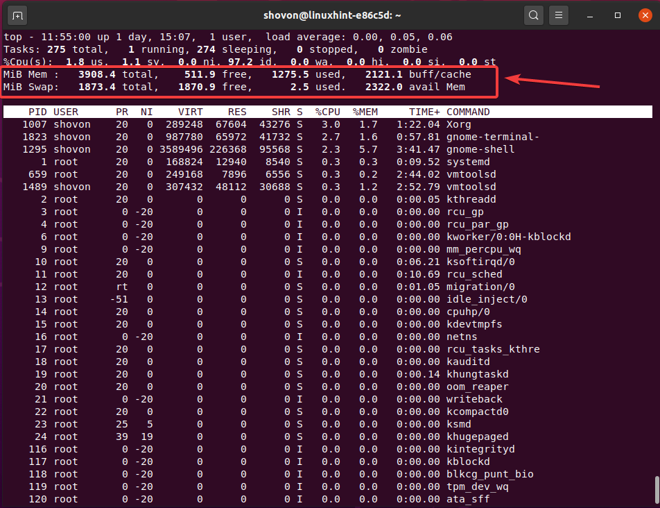 How To Check Linux Memory Usage Linux Hint