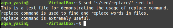 sed-command-to-replace-a-string-in-a-file