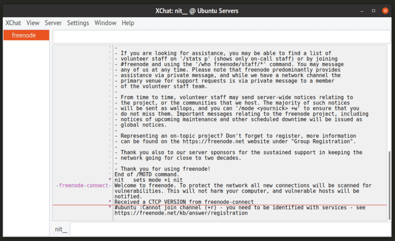 Beste IRC-chatclients Voor Linux-Linux Hint | Micro Blogs
