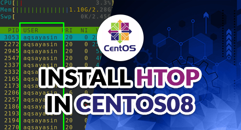 install htop centos 8