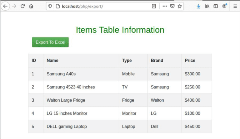 Php Import Excel File Into Mysql Database Tutorial Read Data And Insert Using Webslesson Vrogue