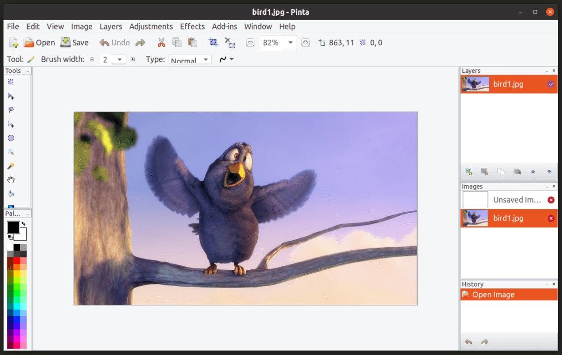 Редактор изображений linux. Редактор изображений linux