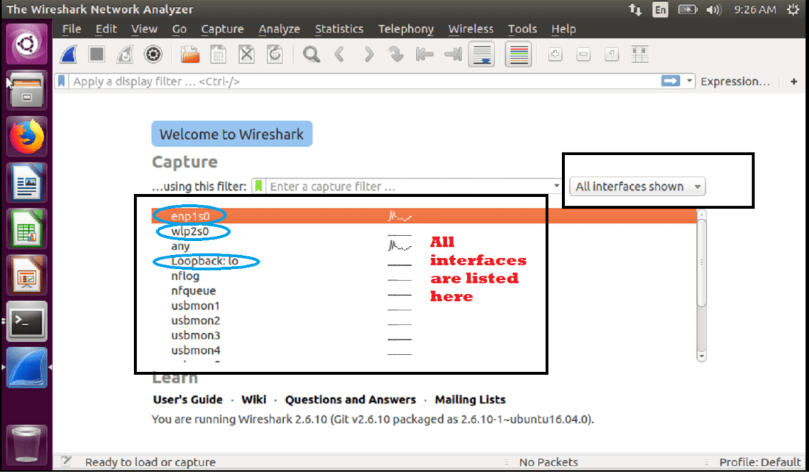 wireshark no interfaces found linux wireshark no interfaces found linux