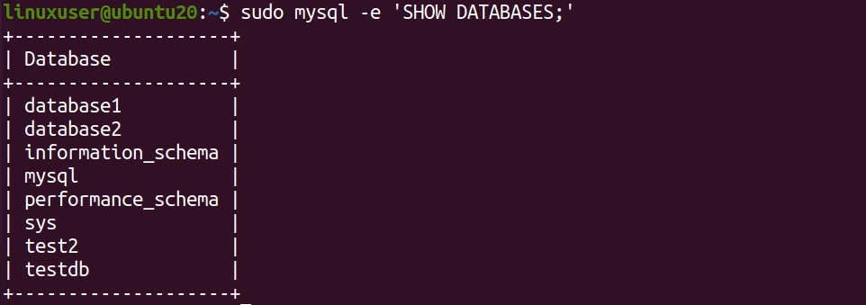 mysql database file location linux
