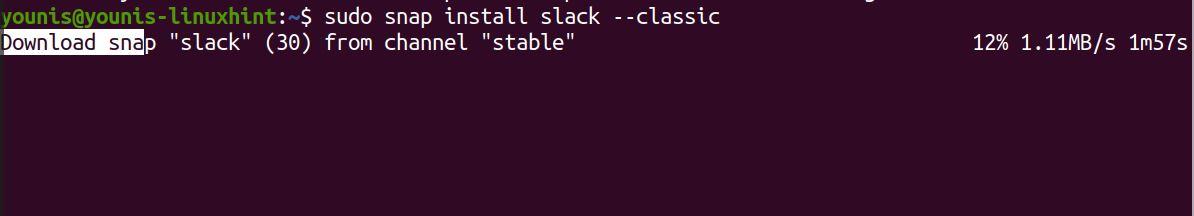 linux install slack