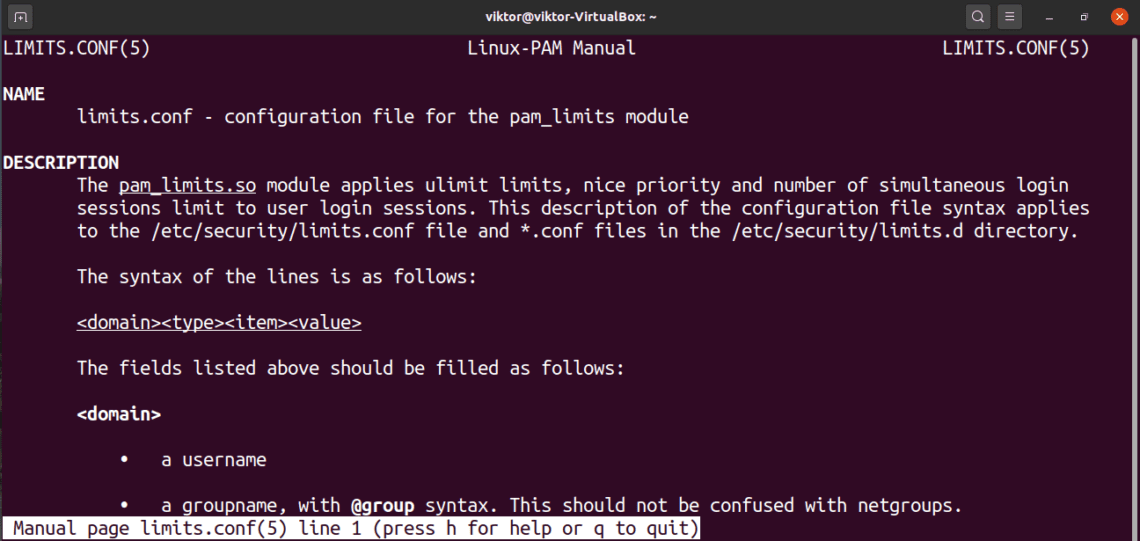 How to Set ulimit Value Permanently