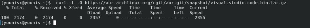 arch visual studio code