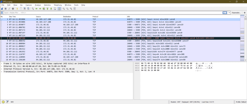 wireshark linux time to live