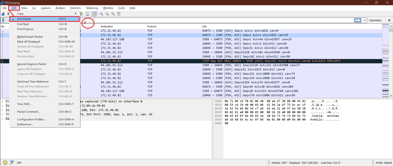 How to Use Wireshark to Search for a String in Packets