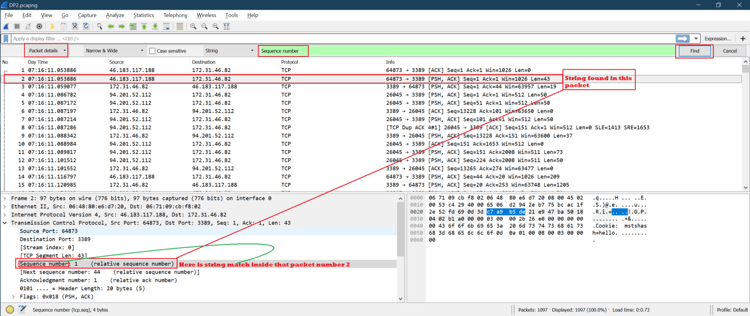How to Use Wireshark to Search for a String in Packets