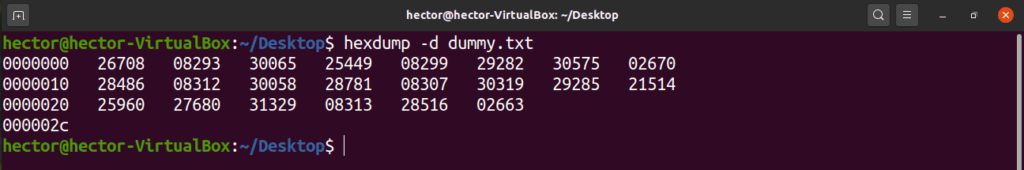 How to Use hexdump Command in Linux?