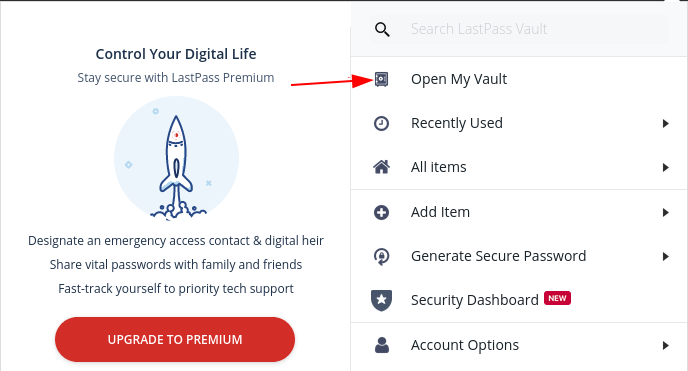 lastpass browser extension on mobile