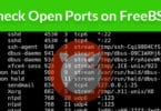 Check Open Ports on FreeBSD