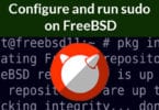 Configure and run sudo on FreeBSD