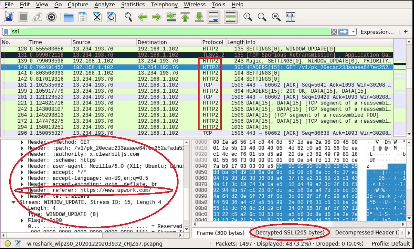 wireshark protocol filter list