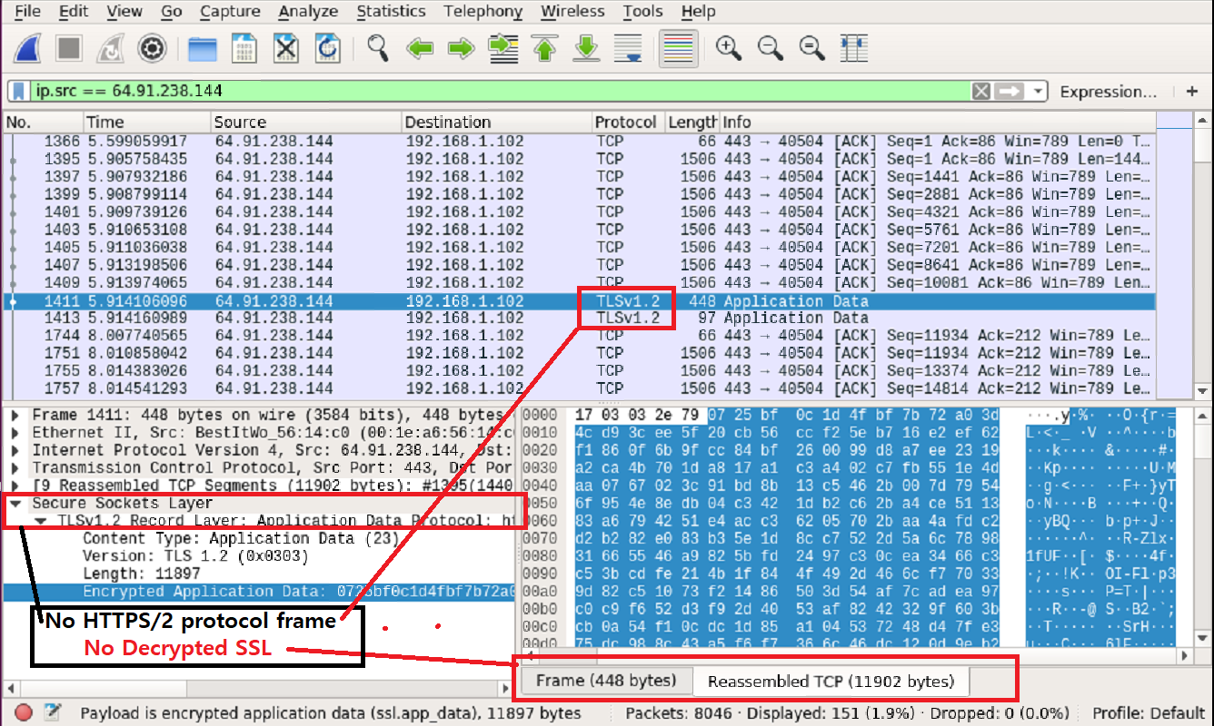 wireshark linux logs