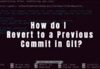 How do I Revert to a Previous Commit in Git