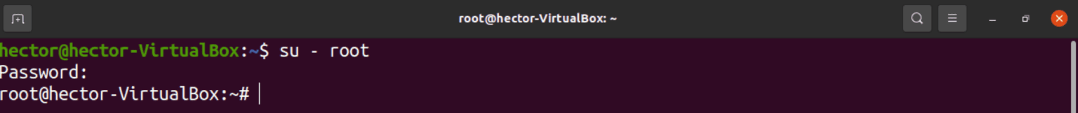 How to change user in linux
