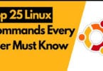 Top 25 Linux Commands