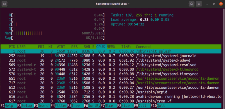 check ram utilization in linux