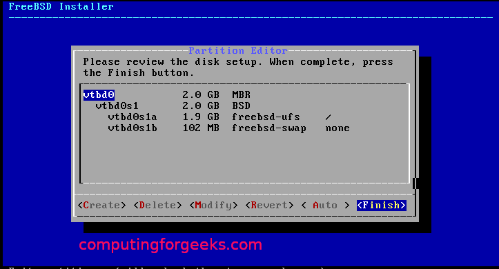 Freebsd 12 установка и настройка uefi