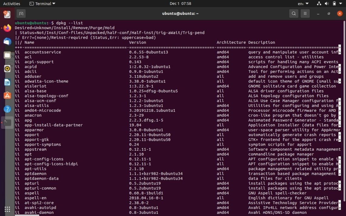 get-list-of-installed-packages-on-ubuntu-20-10